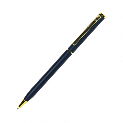 Шариковая ручка Slim Gold BeOne, сине-золотистая