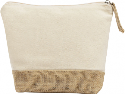 Косметичка Jute ver.2 из хлопка и джута