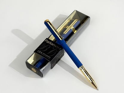 Ручка пластиковая шариковая Parliament, темно-синяя