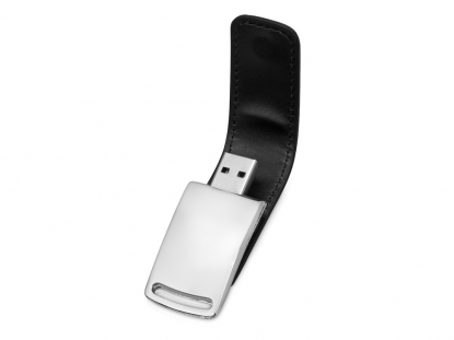 USB-флешка на 16 Гб Vigo с магнитным замком, черная, открытая