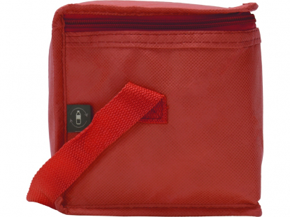 Сумка-холодильник Reviver из нетканого переработанного материала RPET, красная