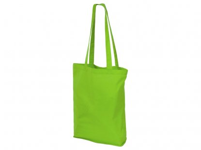 Складная хлопковая сумка Skit, зеленое яблоко