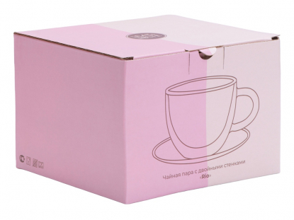 Чайная пара с двойными стенками Rio, коробка