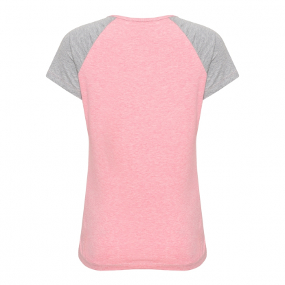 Футболка женская Modern Reglan, розовый меланж