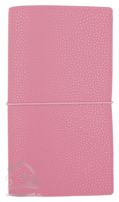 Записная книжка Palette с горизонтально резинкой, А5-, светло-розовая