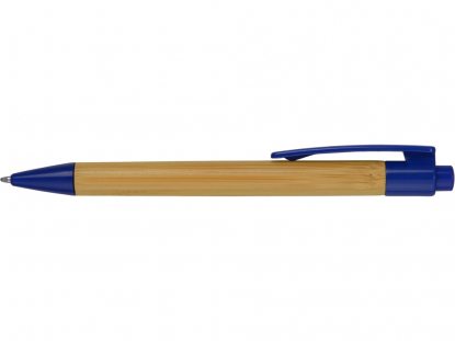 Ручка шариковая Borneo, синяя, общий вид