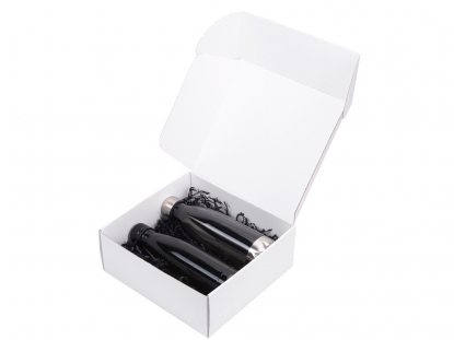 Подарочный набор с термосом и бутылкой Bottle set, черный