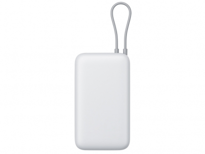 Внешний аккумулятор с встроенным кабелем Xiaomi Power Bank (Integrated Cable), 20000 мАч, светло-серый
