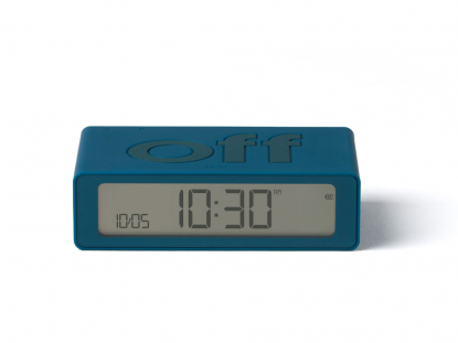 Часы настольные Flip Mini, темно-бирюзовые