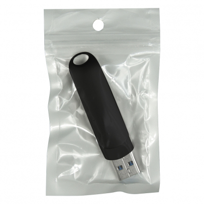 Флеш накопитель USB 3.0 + TYPE C, черный матовый