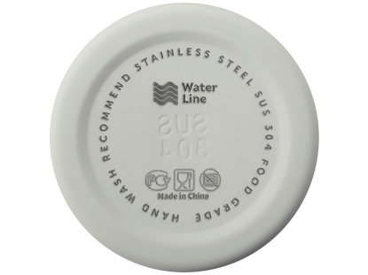 Бутылка для воды из нержавеющей стали Rely, белая