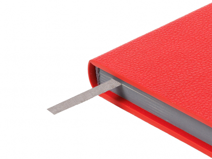 Ежедневник А5 недатированный с магнитным клапаном Venezia, красный