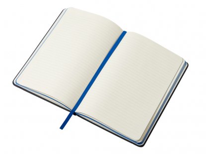 Бизнес блокнот А5 Босси Джуниор, черный с синим