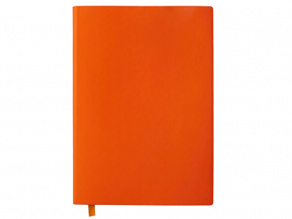 Блокнот в гибкой обложке А5 C1 софт-тач оранжевый