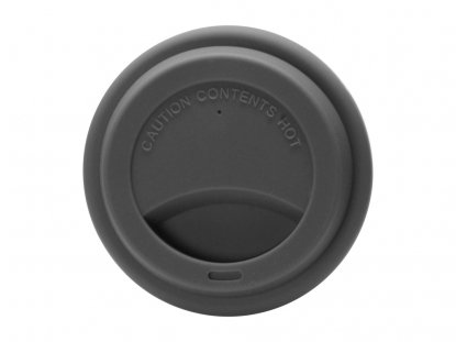 Кружка с двойными стенками Toronto, серая, вид сверху