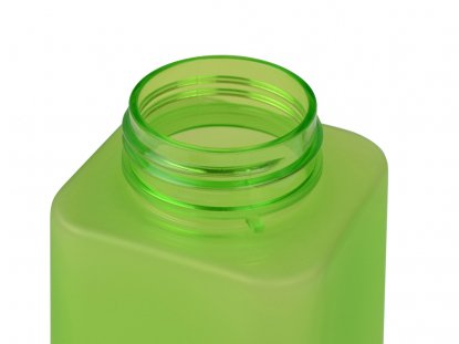 Бутылка для воды Balk, soft-touch, ярко-зеленая, горлышко 