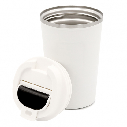 Термокружка Moon с дисплеем, 380 мл, белая