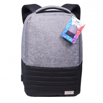 Бизнес рюкзак с USB разъемом Leardo Portobello, вид спереди
