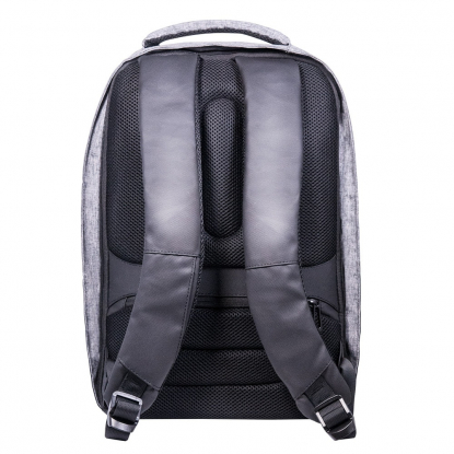 Бизнес рюкзак с USB разъемом Leardo Portobello, вид сзади