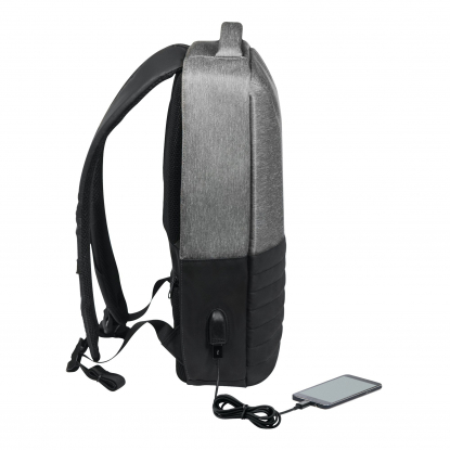 Рюкзак Leardo Plus Portobello с USB разъемом, вид сбоку