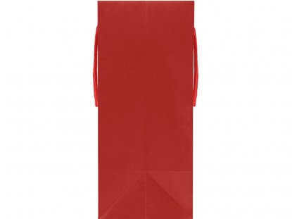 Пакет подарочный Imilit W, красный, вид сбоку