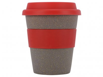 Стакан из бамбукового волокна Café, красный