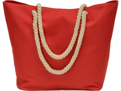Пляжная сумка Seaside, красная, вид спереди
