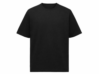 Футболка унисекс с пич отделкой Kyoto, черная