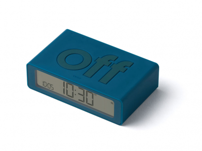 Часы настольные Flip Mini, темно-бирюзовые