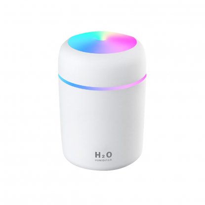 Увлажнитель-ароматизатор с подсветкой Aroma, белый