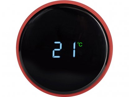 Вакуумный термос Module X с индикатором температуры, красный