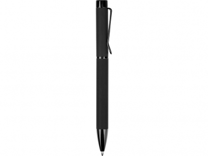 Металлическая шариковая ручка Black Lama soft-touch, черная