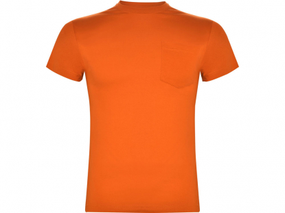 Футболка Teckel с карманом, мужская, оранжевая