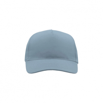 Бейсболка детская KID START FIVE, голубая, спереди