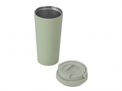 Вакуумная термокружка Grant, soft-touch, оливковая