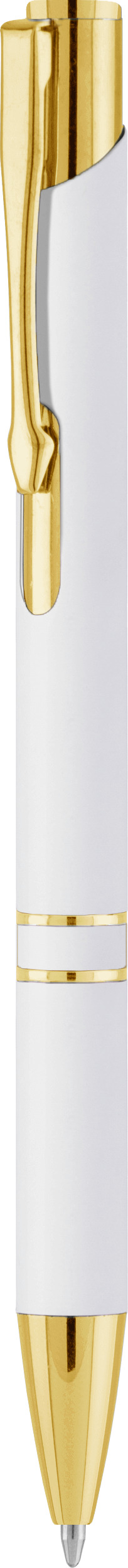 Ручка KOSKO SOFT GOLD MIRROR, белая
