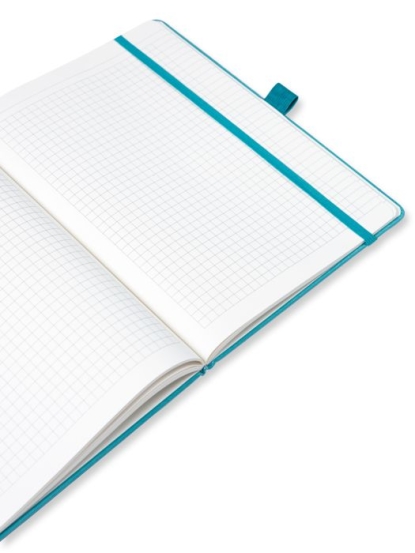 Блокнот в твердой обложке Violet, А4, голубой