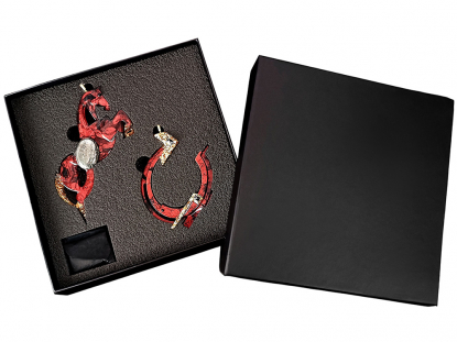 Набор елочных игрушек Лошадь и Подкова