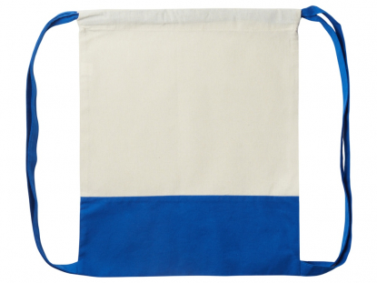 Рюкзак-мешок Cotton из хлопка, синий