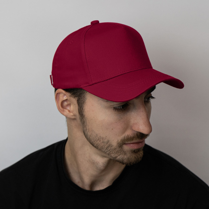 Бейсболка Breeze, темно-красная