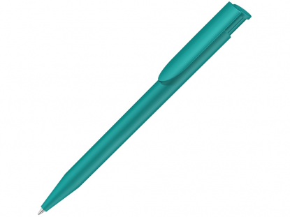 Ручка пластиковая шариковая Happy, бирюзовая