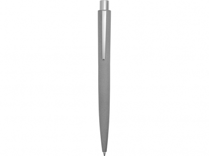 Ручка металлическая шариковая Lumos Stone, темно-серая, вид сзади