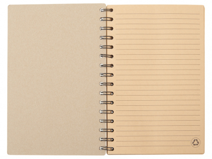 Блокнот А5 на спирали Mania, натуральный