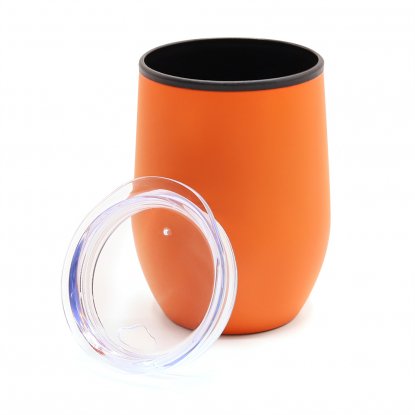 Термокружка Top, полуматовая, оранжевая
