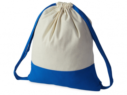 Рюкзак-мешок Cotton из хлопка, синий