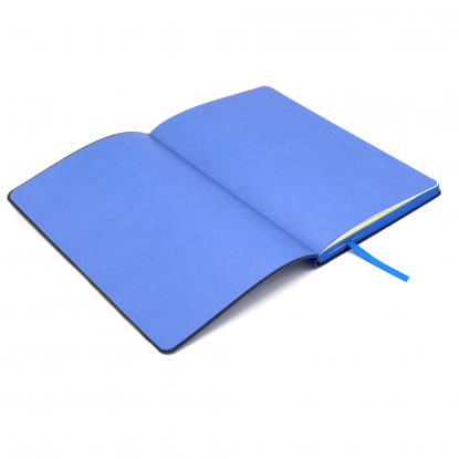 Блокнот A5 Beam окрашенный срез, синий