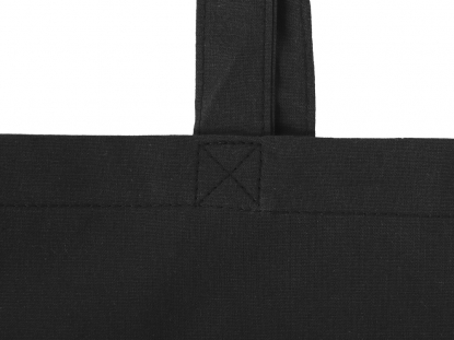 Складная хлопковая сумка Skit, черная