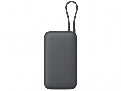 Внешний аккумулятор с встроенным кабелем Xiaomi Power Bank (Integrated Cable), 20000 мАч, темно-серый