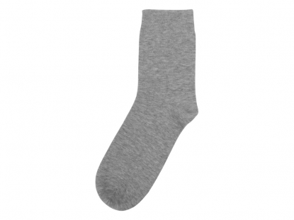Носки однотонные Socks, мужские, серый меланж