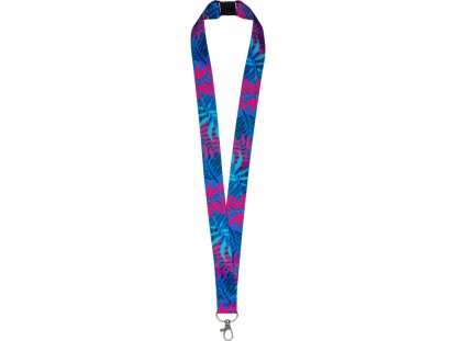 Ланъярд под сублимацию с карабином и замком обрыва, 2,5 см, пример нанесения